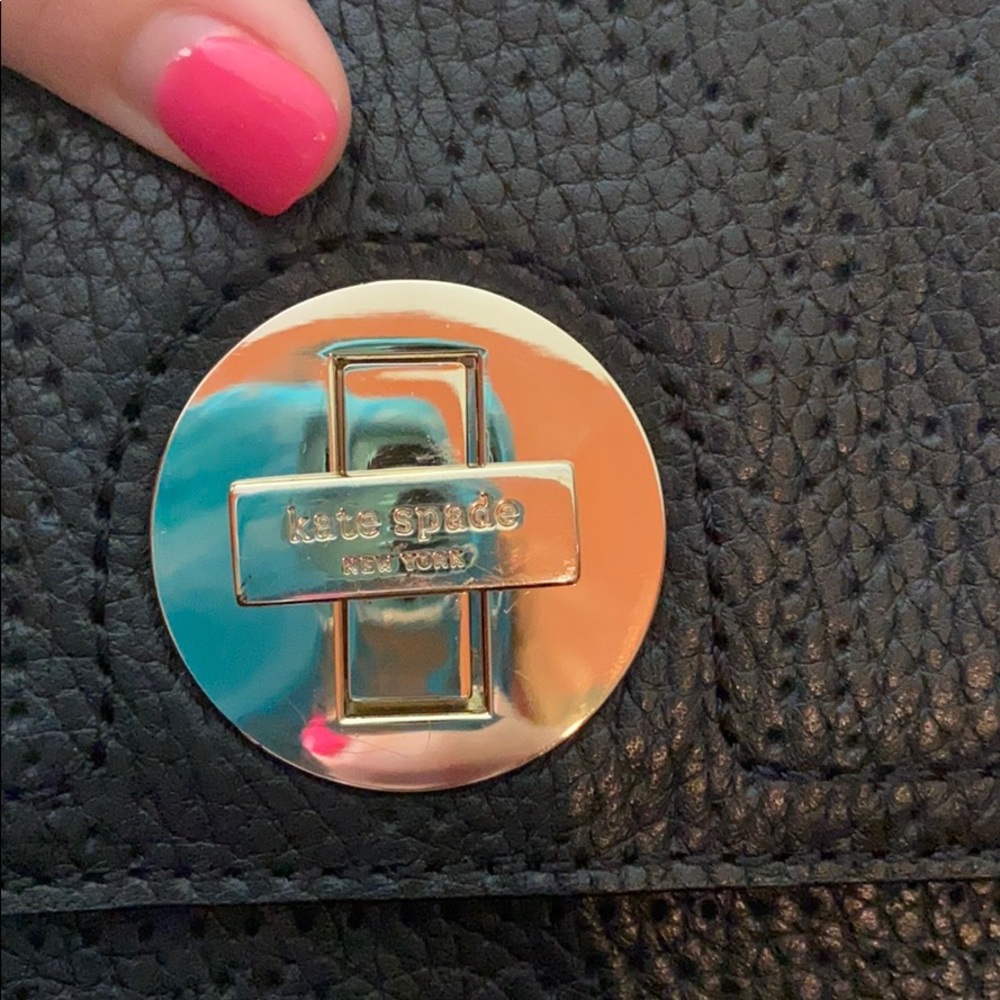 Kate Spade black leather purse - Picture 5 of 5